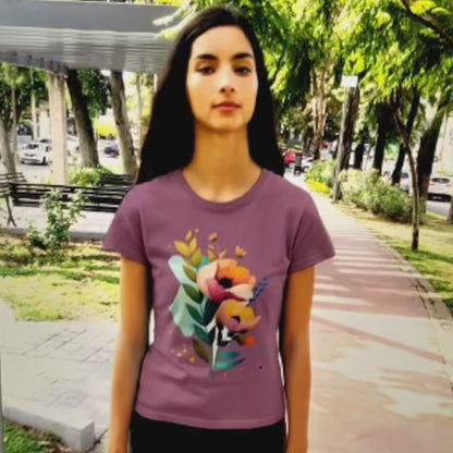 Pastel Flowers Premium T-Shirt