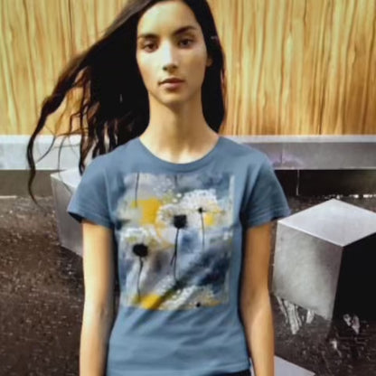 Impressionist Painting of Dandelions Premium T-Shirt