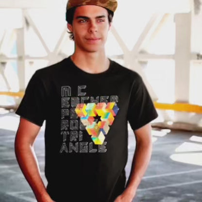 Escher Impossible Penrose Triangle Premium T-Shirt
