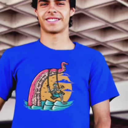 Octopus Skeleton Swing Softstyle T-Shirt