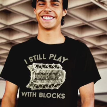 I Still Play With Blocks Softstyle T-Shirt