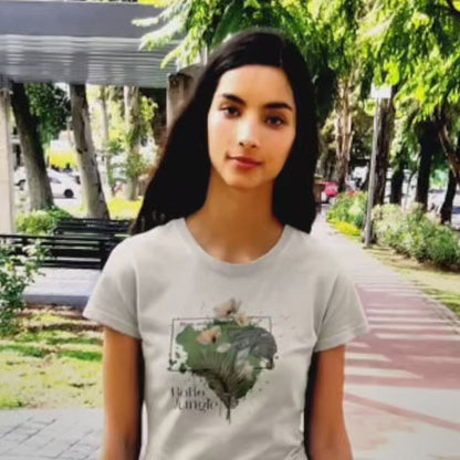 Boho Flowers Jungle Softstyle T-Shirt