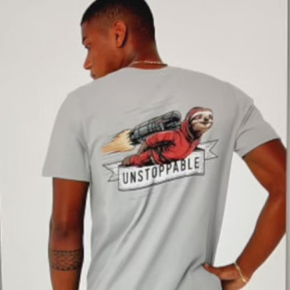 Unstoppable Sloth Jetpack Softstyle T-Shirt